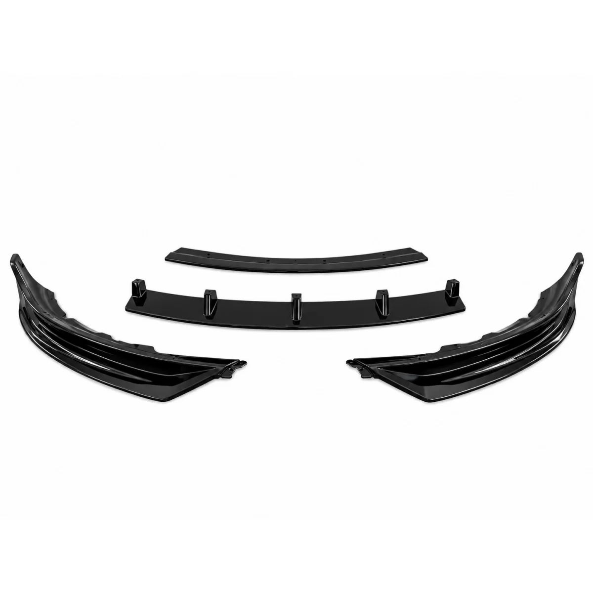 💕 Splitter Anteriore Adatto per Tesla Model 3 17-22 Piano Black Lip 💕