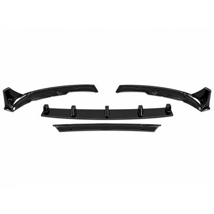 💕 Splitter Anteriore Adatto per Tesla Model 3 17-22 Piano Black Lip 💕