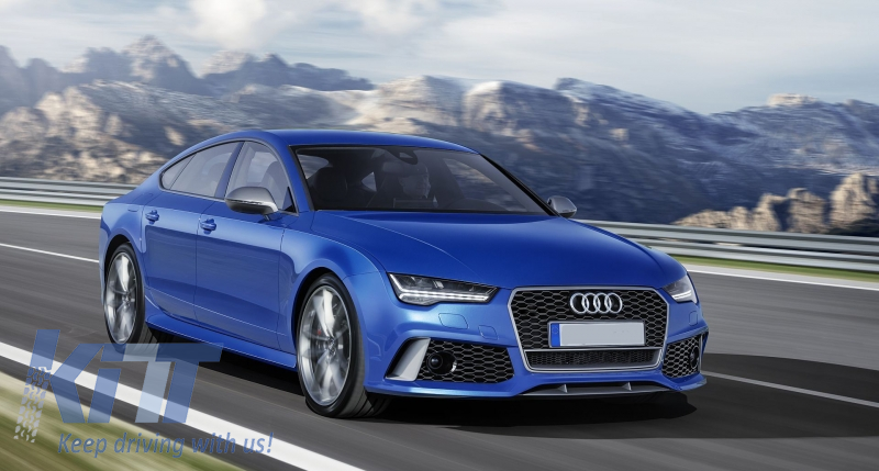 Paraurti anteriore adatto per Audi A7 4G Facelift (2015-2018) RS7 Design