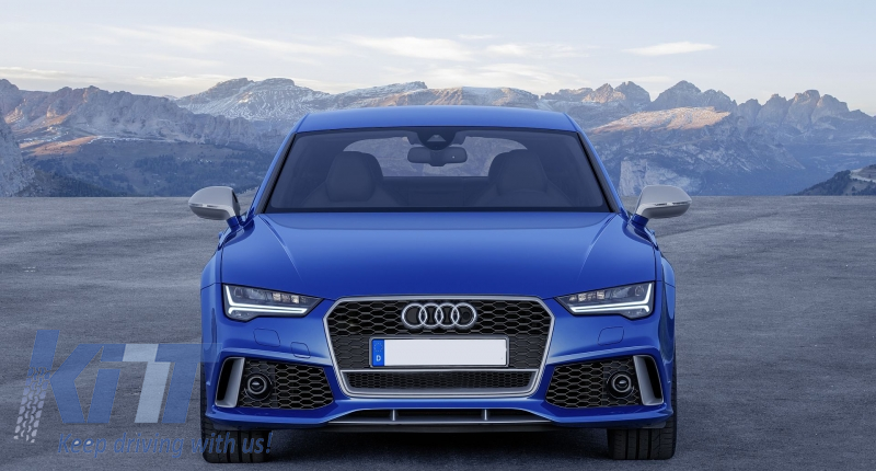 Paraurti anteriore adatto per Audi A7 4G Facelift (2015-2018) RS7 Design