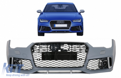 Paraurti anteriore adatto per Audi A7 4G Facelift (2015-2018) RS7 Design