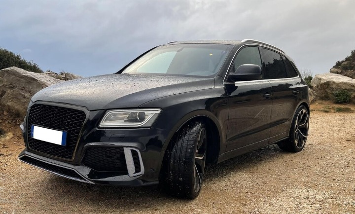 💕ART.7455 Paraurti Anteriore Look SQ5 PDC per AUDI Q5 2012-2016💕