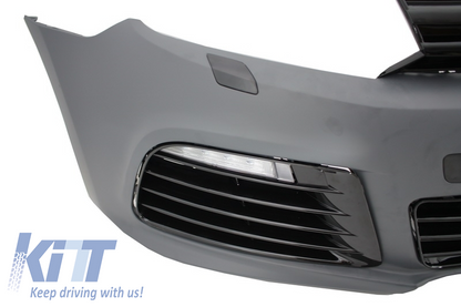 Front bumper suitable for VW Golf 6 VI (2008-2013) with LED headlights