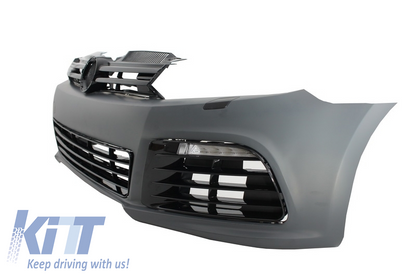 Front bumper suitable for VW Golf 6 VI (2008-2013) with LED headlights