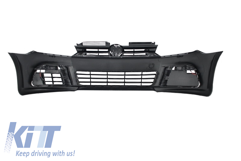 Front bumper suitable for VW Golf 6 VI (2008-2013) with LED headlights