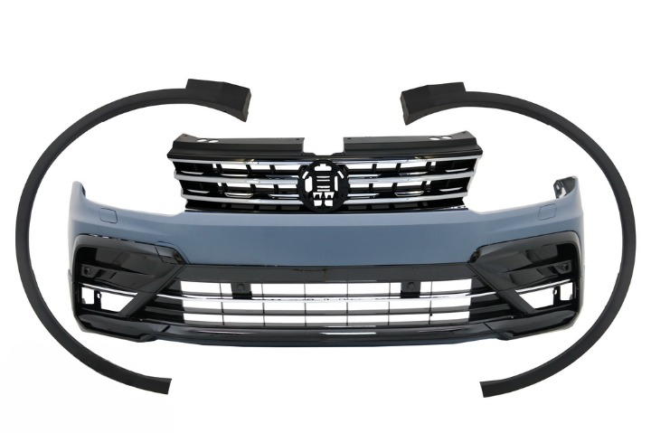💫ART.3853 Paraurti anteriore adatto per VW Tiguan II Mk2 R-LINE 16-19💫
