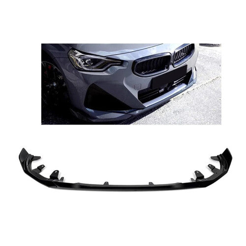 💜Labbro anteriore compatibile con BMW Serie 2 G42 2 porte nero lucido💜