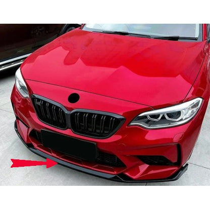✨Splitter compatibile con BMW M2 F87 nero lucido✨