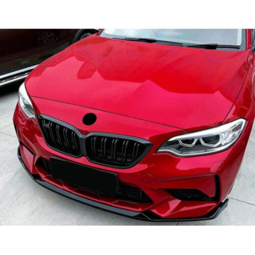 ✨Splitter compatibile con BMW M2 F87 nero lucido✨