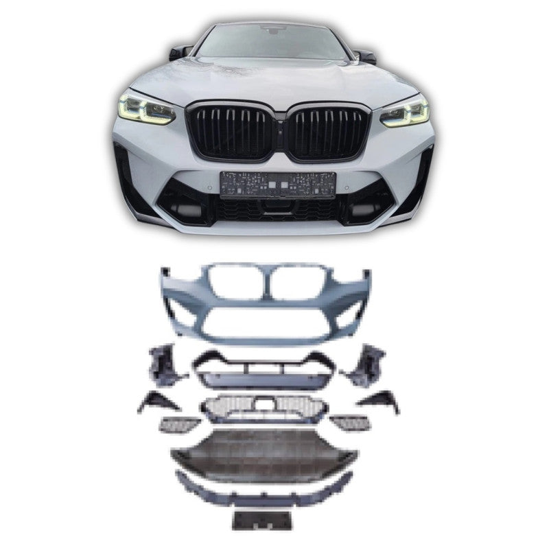 🔥Paraurti anteriore compatibile con BMW X3 G01 X4 G02 con PDC + SRA🔥