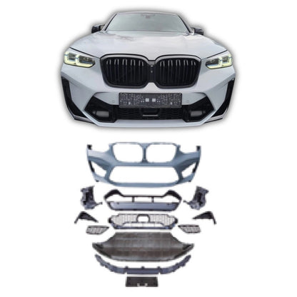🔥Paraurti anteriore compatibile con BMW X3 G01 X4 G02 con PDC + SRA🔥