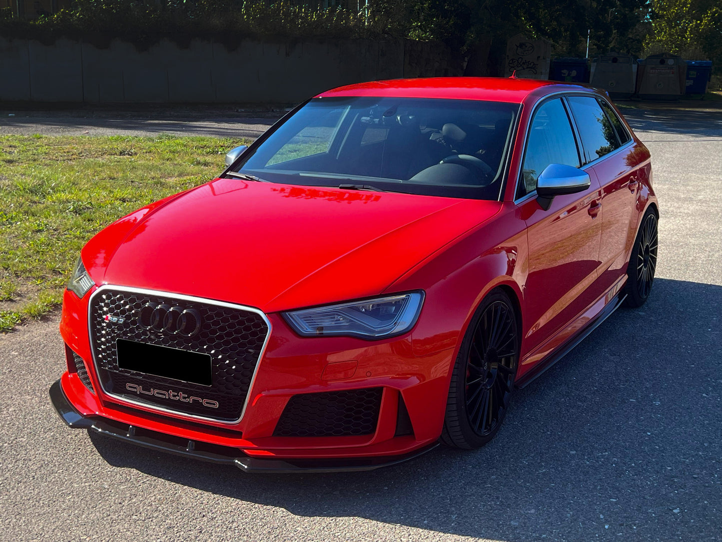 Front Splitter AUDI RS3 8V Sportback 2015-2016 With TÜV ABE 