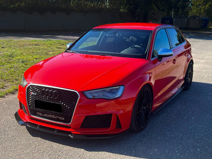 Front Splitter AUDI RS3 8V Sportback 2015-2016 With TÜV ABE 