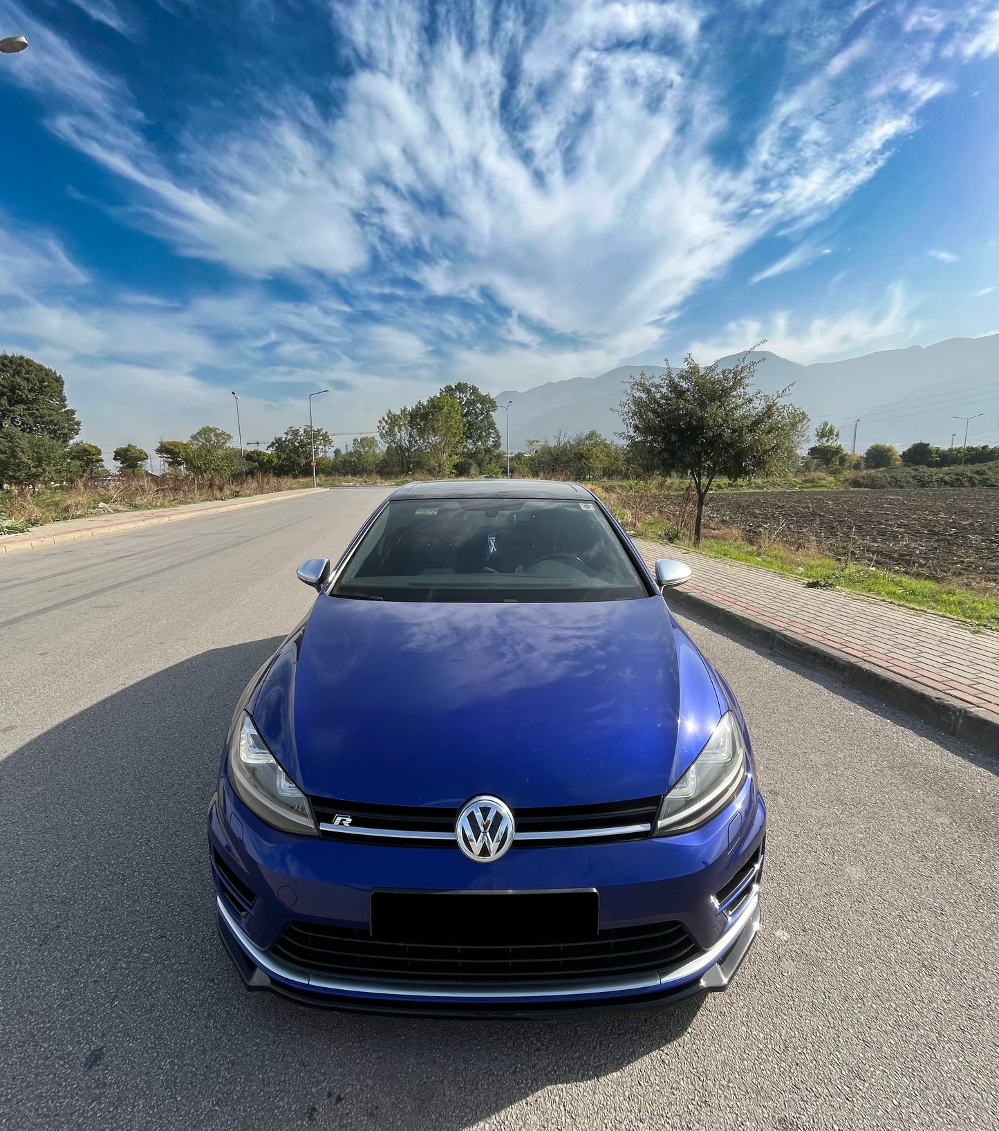 Splitter Anteriore VW VOLKSWAGEN Golf MK 7 R/R Line 2013-2016 Con ABE TÜV
