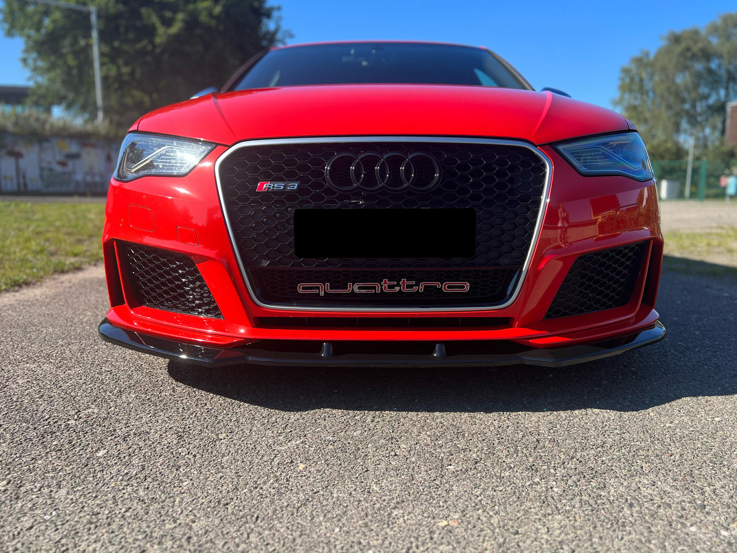 Front Splitter AUDI RS3 8V Sportback 2015-2016 With TÜV ABE 