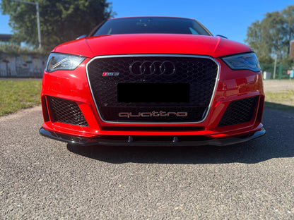 Front Splitter AUDI RS3 8V Sportback 2015-2016 With TÜV ABE 
