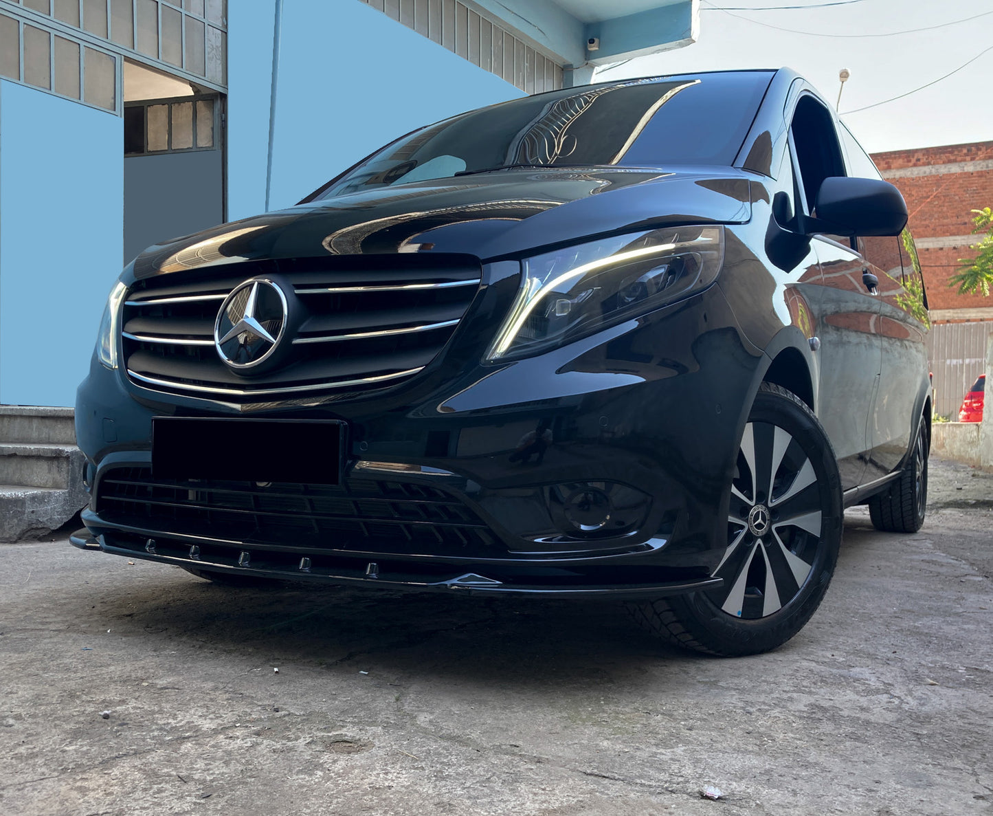 Splitter Anteriore MERCEDES Vito W447 2014+ Con ABE TÜV