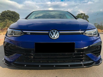 Splitter Anteriore VW VOLKSWAGEN Golf MK 8 R 2020+ Con ABE TÜV