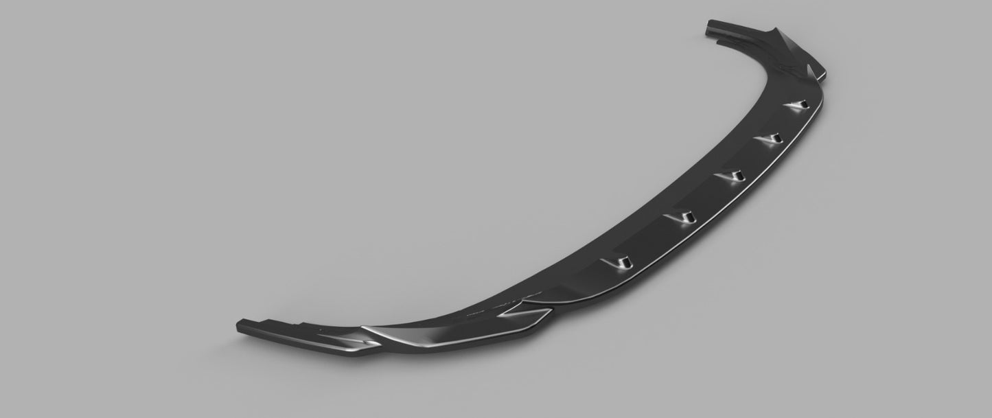Splitter Anteriore VW VOLKSWAGEN Golf MK 8 R 2020+ Con ABE TÜV