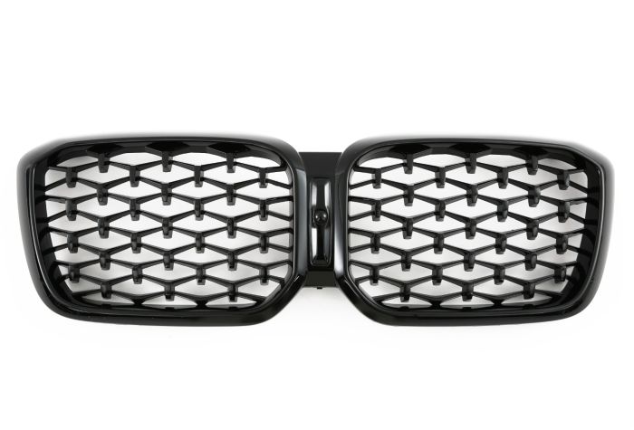 ✨GLOSS BLACK DIAMOND RADIATOR GRILLE SUITABLE FOR BMW X3 X4 G01 G02 LCI✨