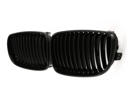🎀Griglia Sportiva Nero Lucido a Barra Singola per BMW Serie 1 E87 LCI / E81 🎀