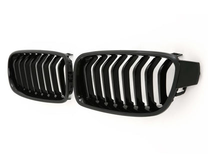 ⭐Griglia Sportiva – BMW Serie 3 F30 / F31 (Nero Lucido, Lamelle Singole)⭐