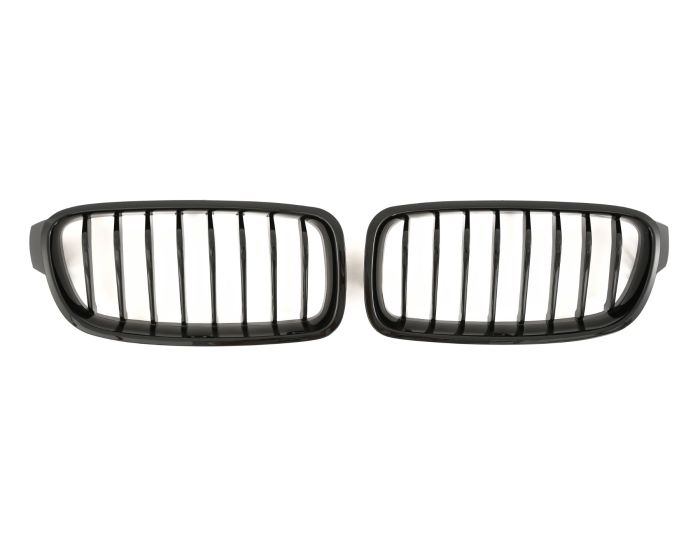 ⭐Griglia Sportiva – BMW Serie 3 F30 / F31 (Nero Lucido, Lamelle Singole)⭐
