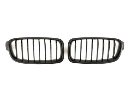 ⭐Griglia Sportiva – BMW Serie 3 F30 / F31 (Nero Lucido, Lamelle Singole)⭐