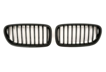 ✨GLOSS BLACK DOUBLE BRACKET RADIATOR GRILLE FOR 5 SERIES F10 F11 ✨