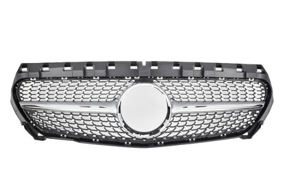 💎Griglia adatta per Mercedes C117 CLASSE CLA DIAMANT NERO LUCIDO💎