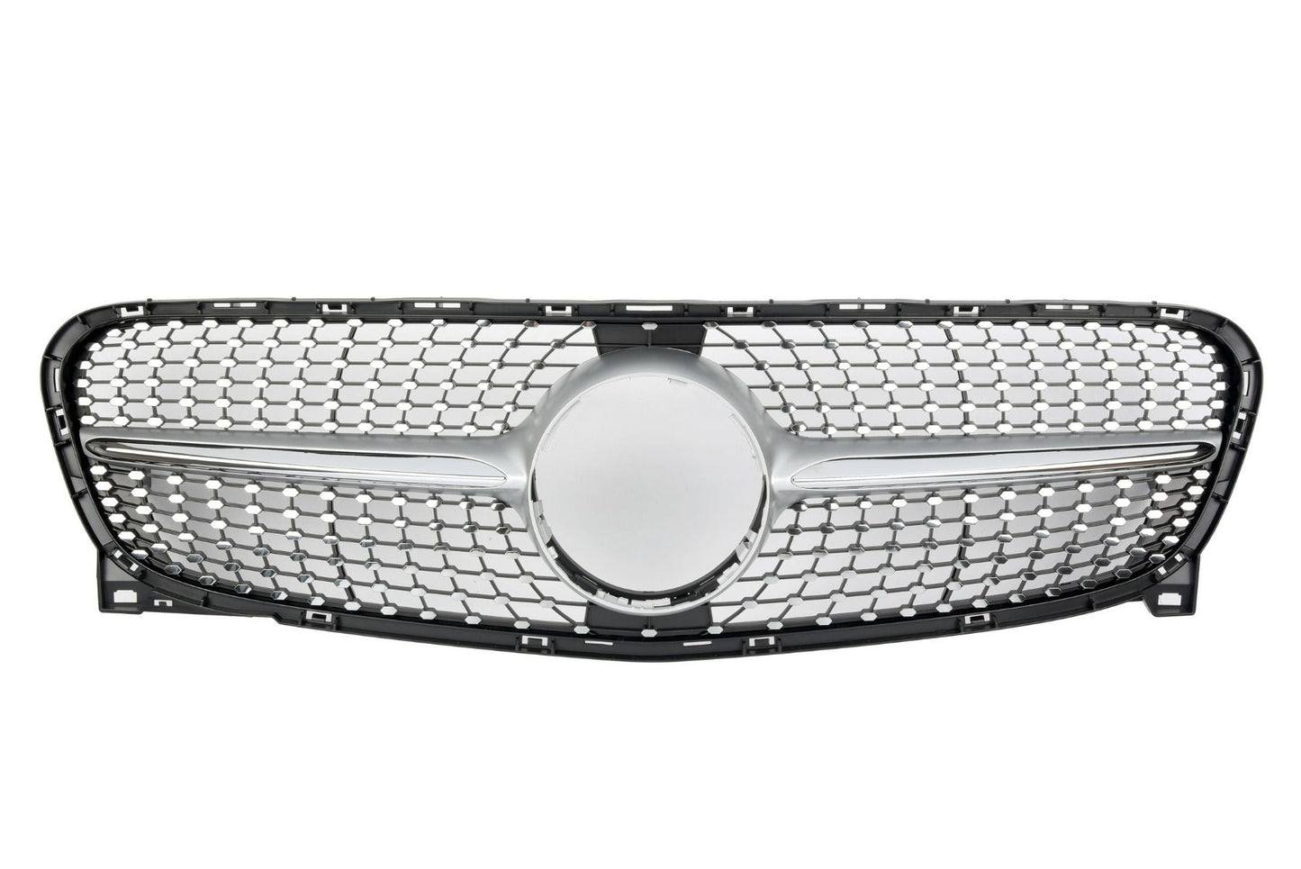 😍ART.6387 Griglia Nera Adatta Per Mercedes X156 GLA DIAMANT😍