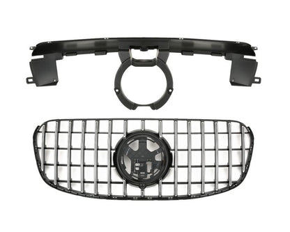 🎀Griglia Sportiva Panamericana GT Nero Lucido per Mercedes GLS X167 Facelift 🎀