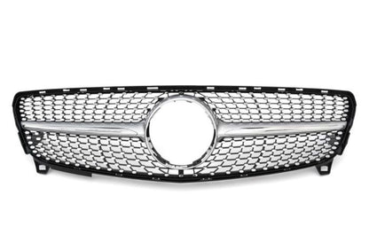 💎Grill suitable for Mercedes W176 A-Class FACELIFT DIAMANT MATT BLACK💎