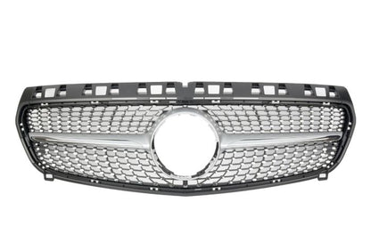 💎Griglia adatta per Mercedes W176 Classe A FACELIFT DIAMANT NERO LUCIDO💎