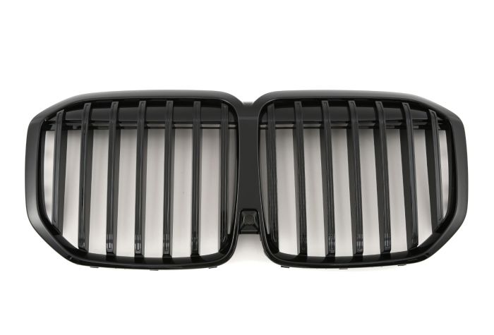 ✨GRIGLIA DOPPIA STAFFA NERA LUCIDA ADATTO PER BMW X7 G07 LCI ✨