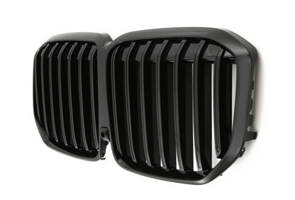 ✨GRIGLIA DOPPIA STAFFA NERA LUCIDA ADATTO PER BMW X7 G07 LCI ✨