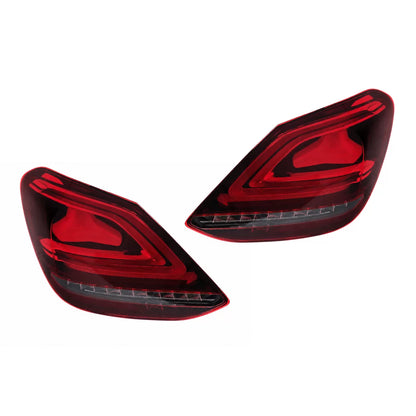 👉ART.10452 Fanali Posteriori Full Full LED per Mercedes Classe C W205 Berlina 14-18👈
