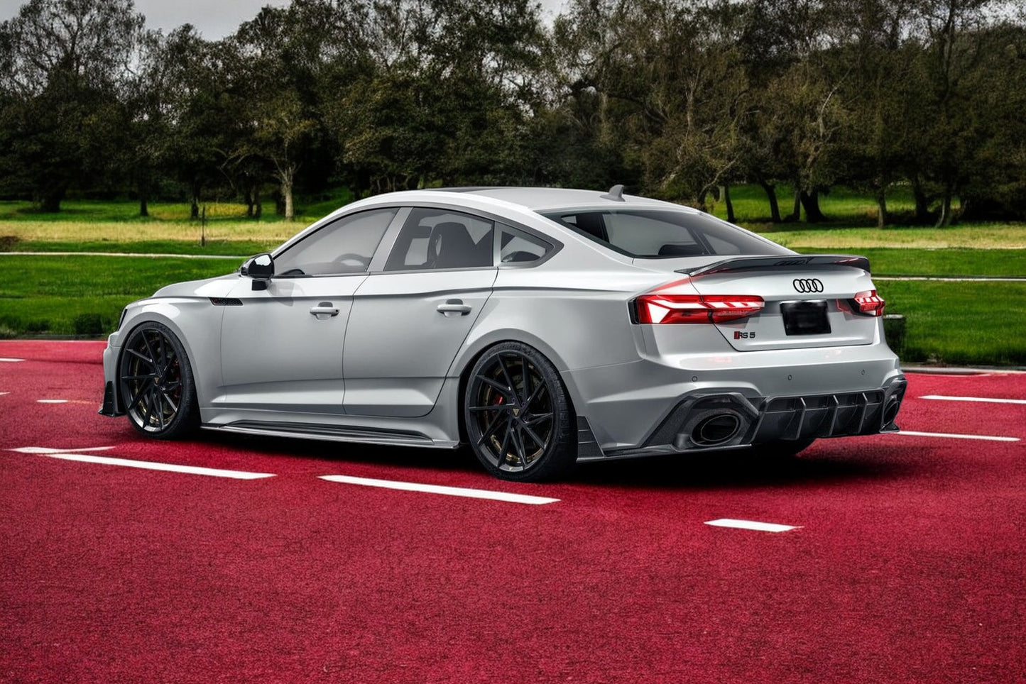 🔥Minigonne laterali adatte per Audi A5 F5 Sportback Facelift 20-Up RacingLook🔥