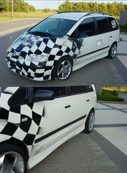 ❤️Minigonne Laterali Spoiler Compatibili con FORD Galaxy 1995–2000❤️