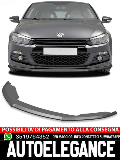 SPOILER SPILTTER ADATTO PER VW Scirocco III R-Line NERO LUCIDO DESIGN SPORTIVO