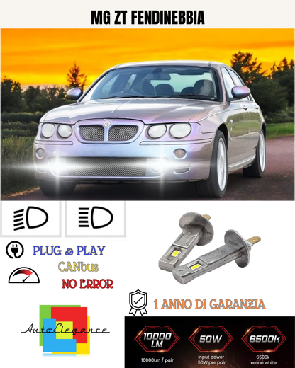 💕 KIT LED H1 MG ZT FENDINEBBIA 6000K BIANCO 6000 LUMEN 💕