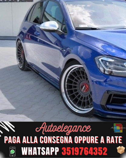 MINIGONNE LATERALI RACING adatte per VW GOLF 7 R / R-LINE FACELIFT 2017-2020