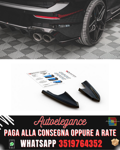 SPLITTER LATERALI POSTERIORI ADATTI V.3 PER VOLKSWAGEN GOLF R MK8 2020