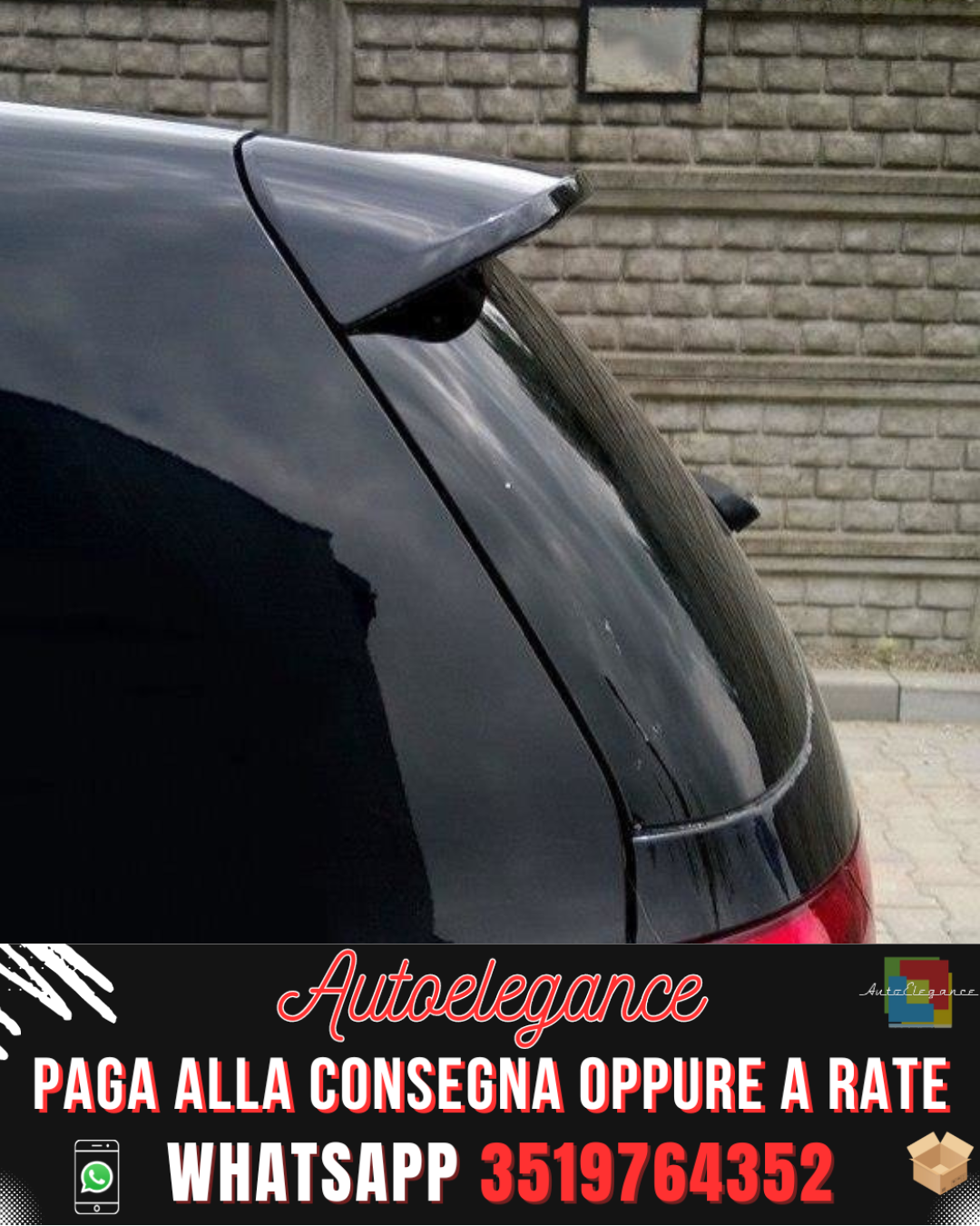 SPOILER adatto per GOLF VI GTI LOOK 2008-2012