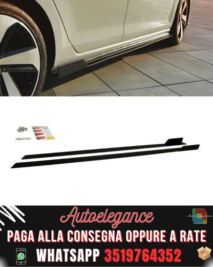 MINIGONNE LATERALI RACING adatte per VW GOLF VII GTI (FACELIFT) 2017