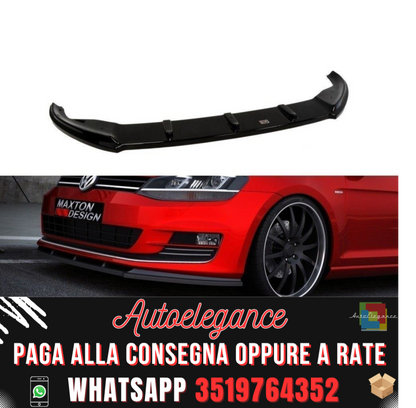 SPLITTER ANTERIORE adatto per VW GOLF VII 2012