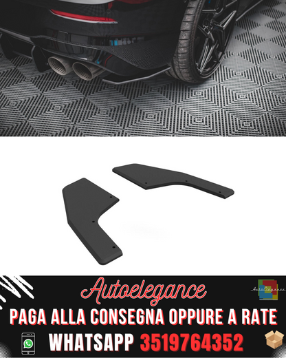 SPLITTER LATERALI POSTERIORI STREET PRO ADATTI PER VOLKSWAGEN GOLF R MK8 2020