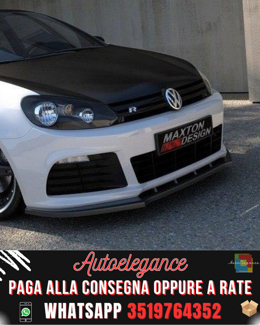 SPLITTER ANTERIORE adatto per VW GOLF VI R