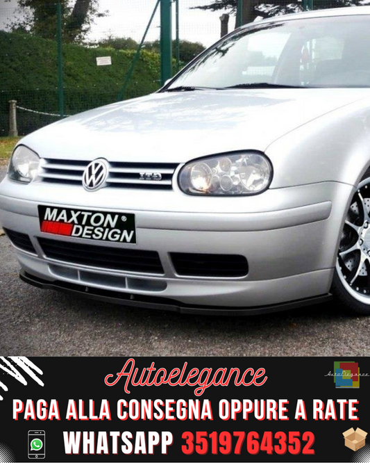 SPLITTER ANTERIORE adatto per VW GOLF IV (PER SPOILER PARAURTI ANTERIORE 25) 1997-2003