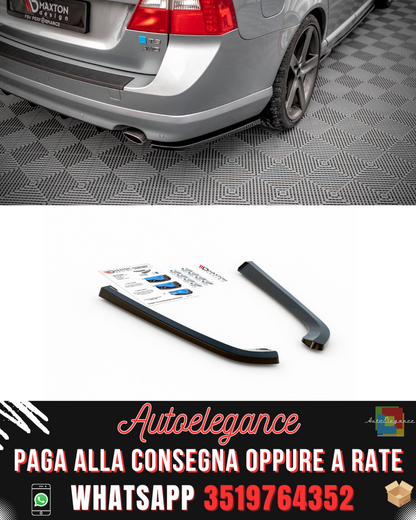 SPLITTER LATERALI POSTERIORI adatto per VOLVO V70 MK3 2007-2013